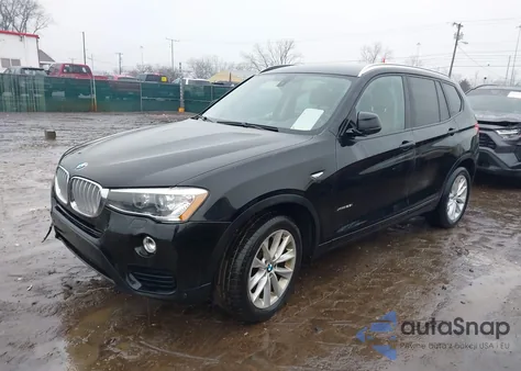 2016 BMW X3 xDrive28I z USA, uszkodzony, nr VIN 5UXWX9C52G0D75479